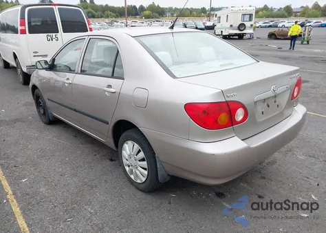 2003 Toyota Corolla Ce from USA, damaged, VIN 1NXBR32E03Z143788
